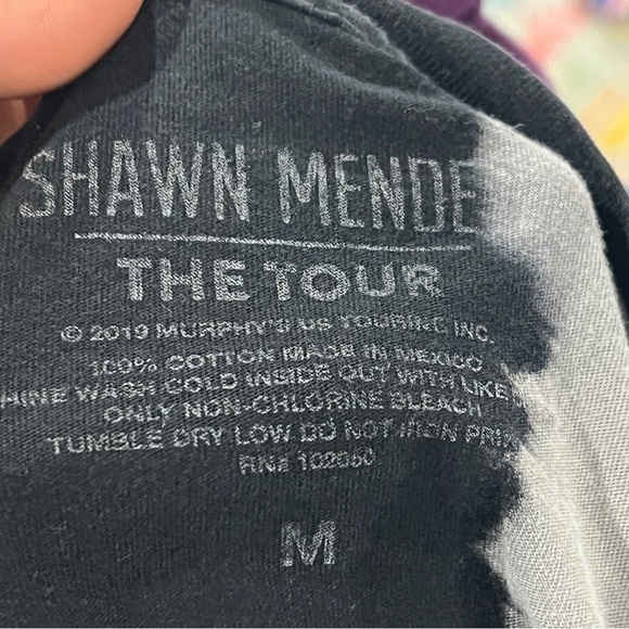 Shawn Mendes Tie Dye 2019 Pop Music Tour Crewneck Tshirt - Picture 4 of 4